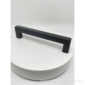 Black Powder Coating Square Hollow Furniture Handles